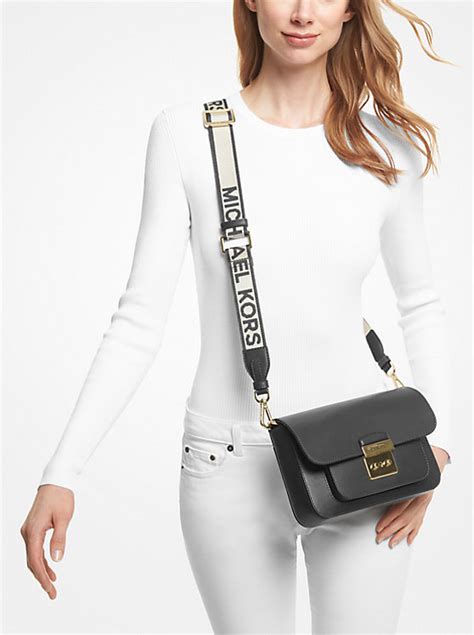 michael kors sloan editor lg shoulder black|michael kors sloan bag.